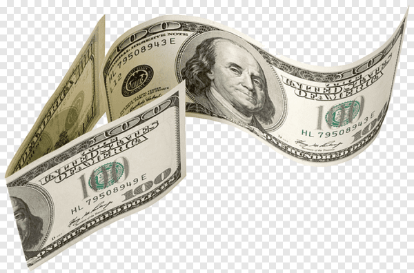 Доллар на прозрачном фоне