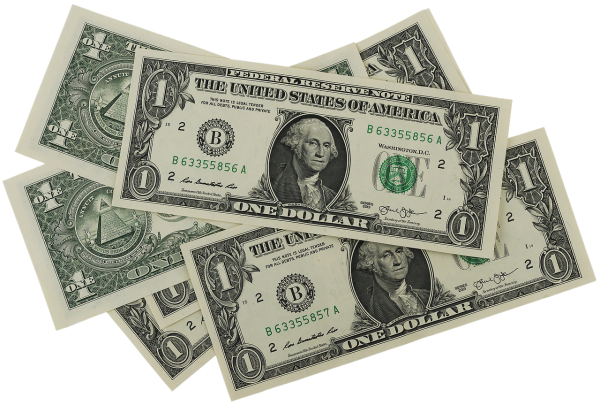 Изображение долларовых купюр