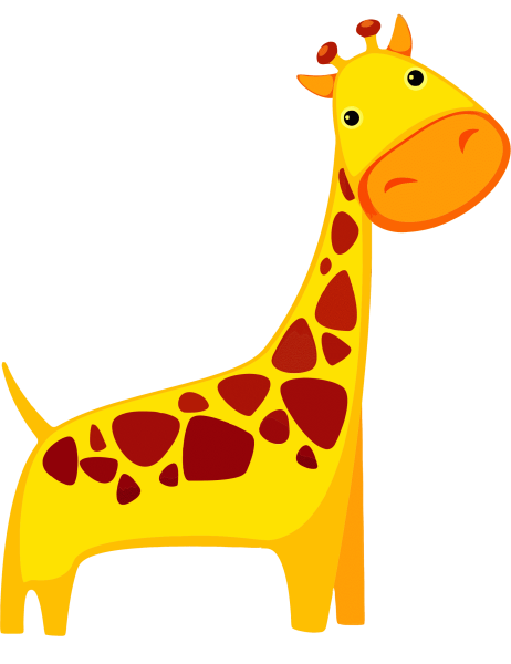 Жираф мультяшный