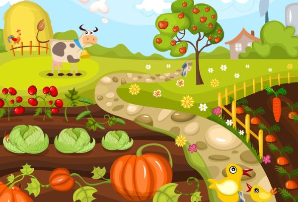 Огород для детей