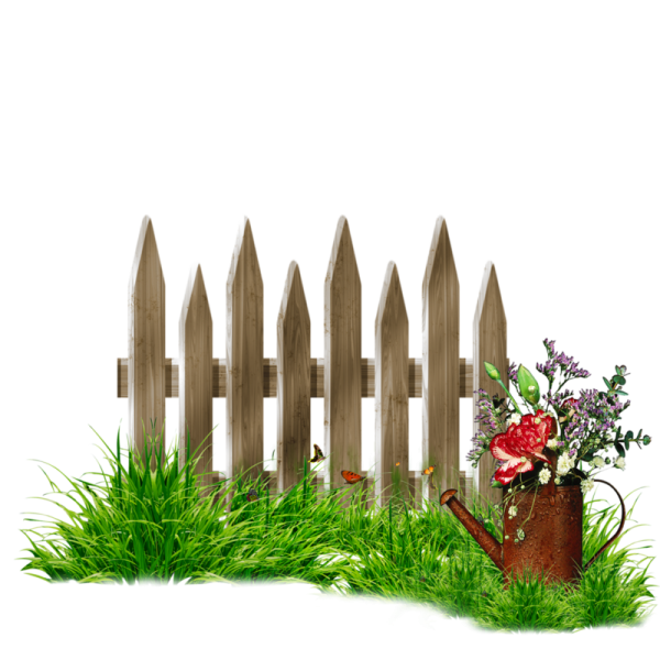 Забор на прозрачном фоне