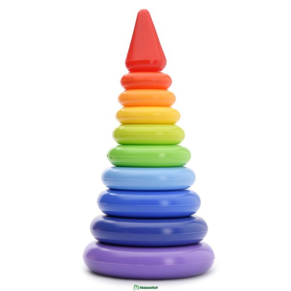 Росигрушка.пирамида "Радуга" 11 дет. 29 См. арт.9221 (в сетке)