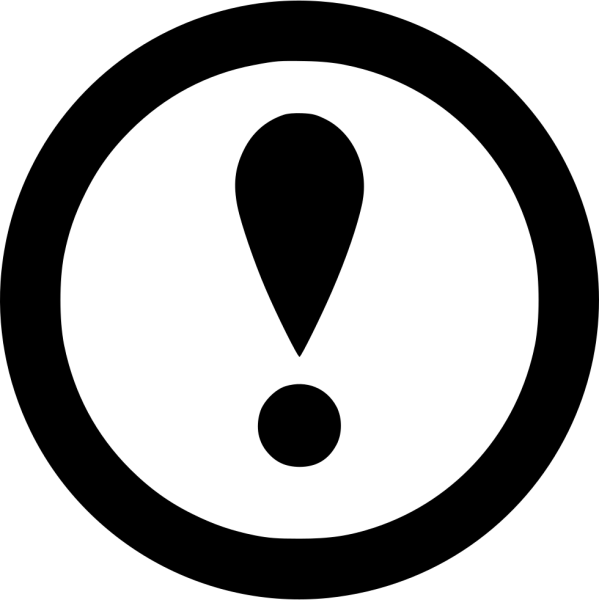 Пиктограмма внимание