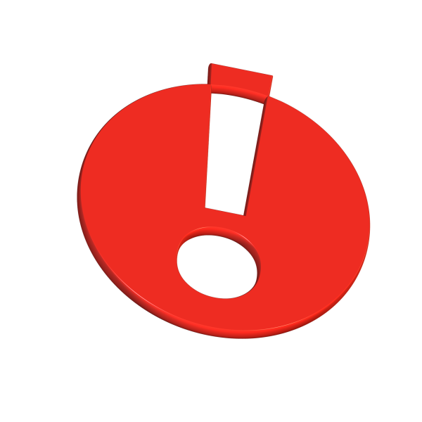 Значок "внимание!"