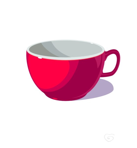 Чашка мультяшный