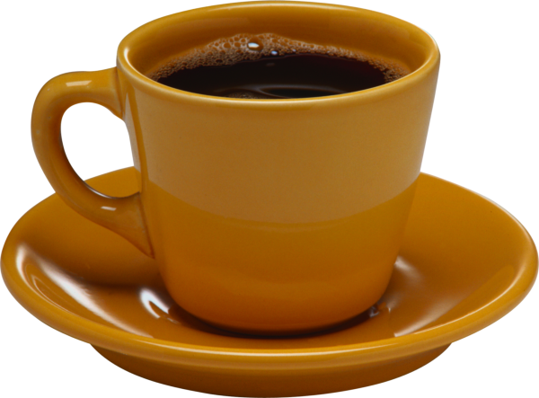 Желтая Кружка кофе