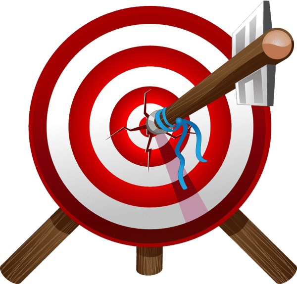 Цель на прозрачном фоне