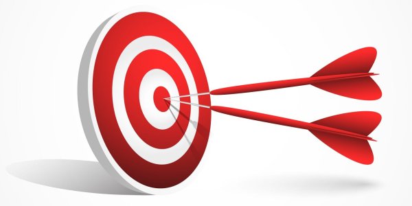 Мишень со стрелой