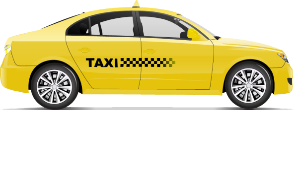 Надпись такси на машину