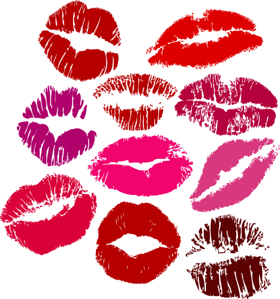 Отпечаток помады