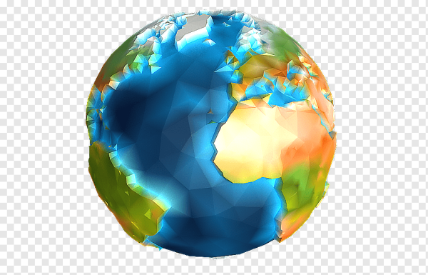 Земной шар прозрачный