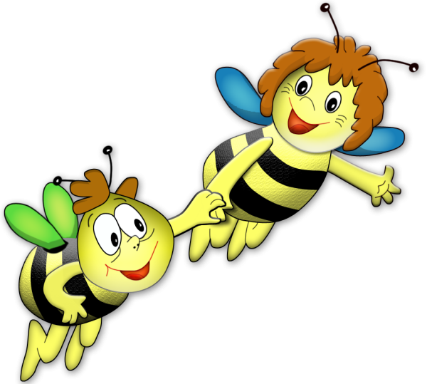 Пч1лки на прозрачном фоне