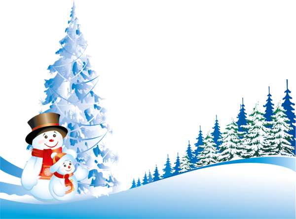 Клипарт зима новый год