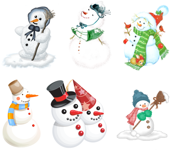 Новогодний Снеговик