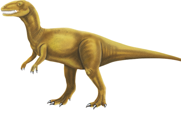 Динозавр на прозрачном фоне