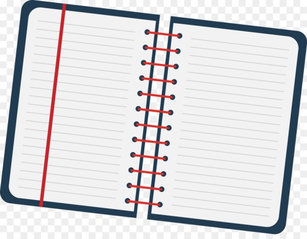Блокнот векторный клипарт