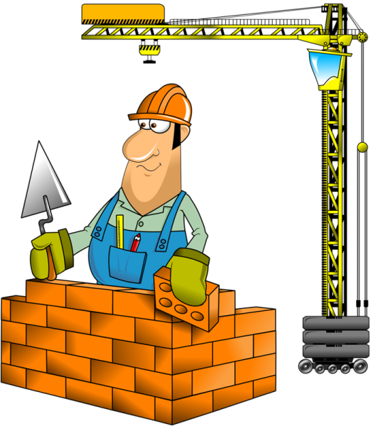 Строитель иллюстрация