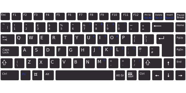 Текстура клавиатуры