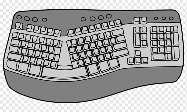 Нарисовать клавиатуру компьютера