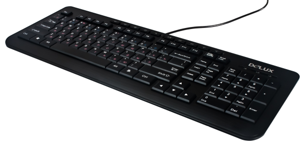 Клавиатура Delux k3100u Black