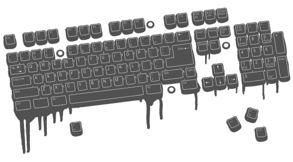 Клавиатура вектор