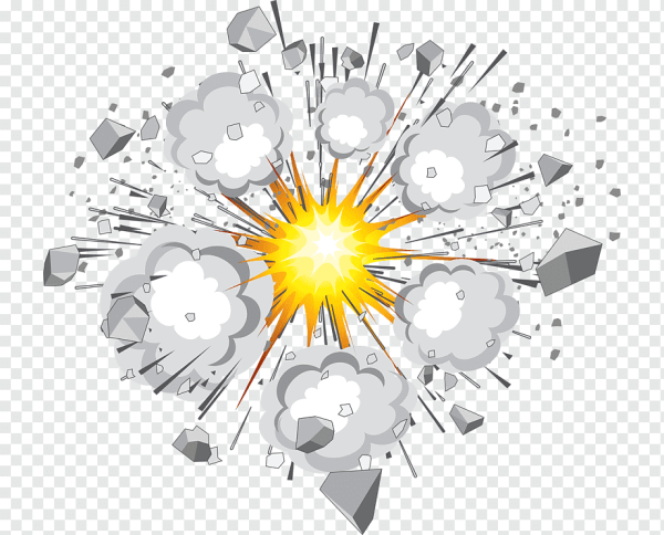 Облако взрыв комикс