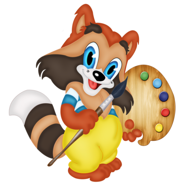 Герои мультика крошка енот