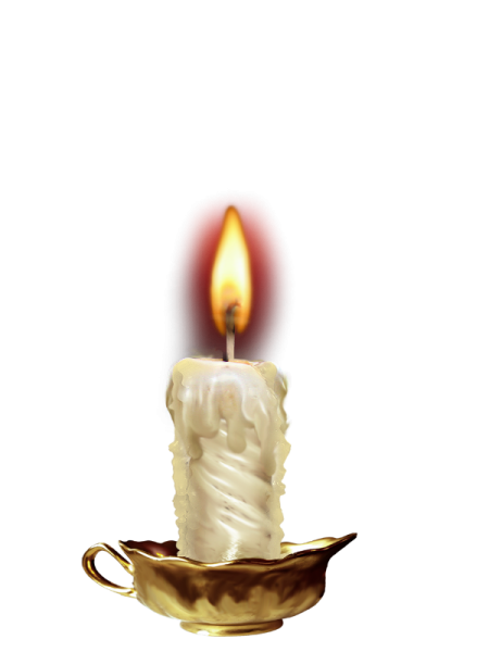 Свеча без фона