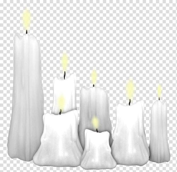 Свеча с подтеками