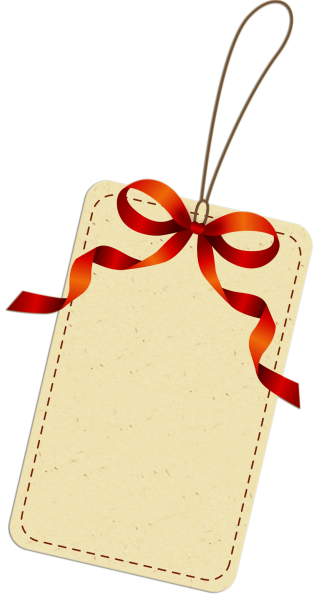 Бирка с ленточкой