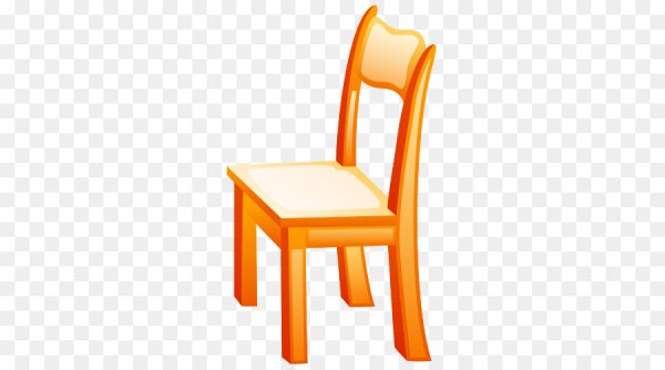 Стул сзади вектор