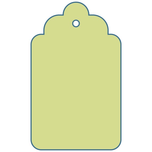 Бирка макет