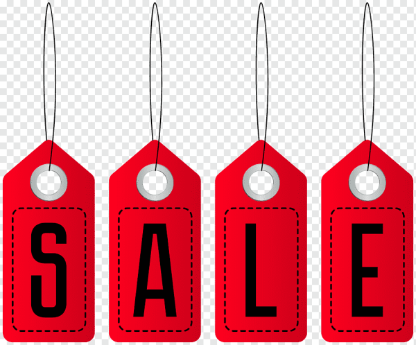 Ценник со скидкой