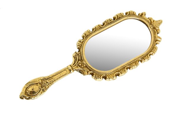 Старинное зеркальце с ручкой