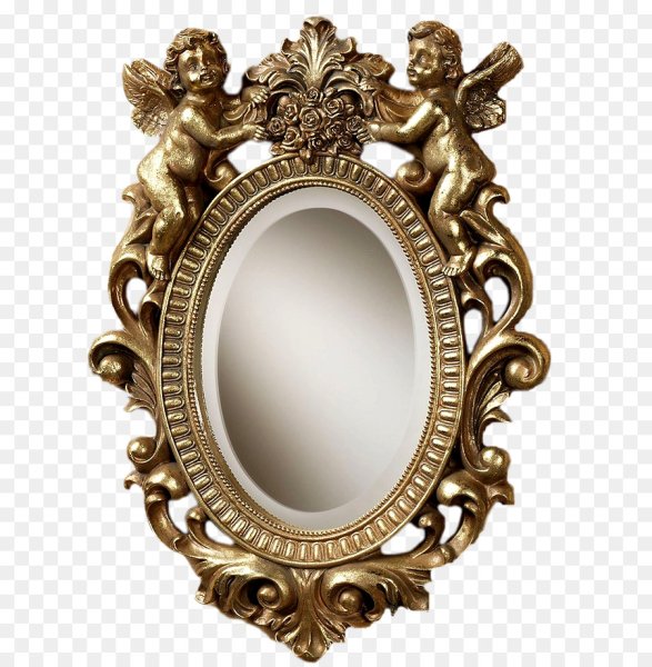 Зеркало на прозрачном фоне