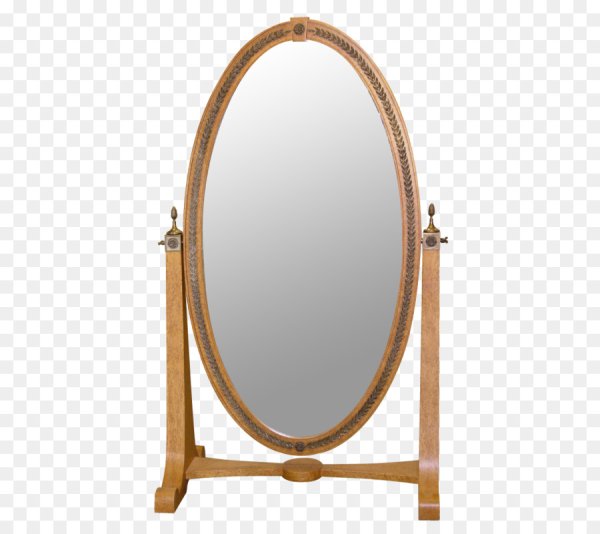 Зеркало на белом фоне