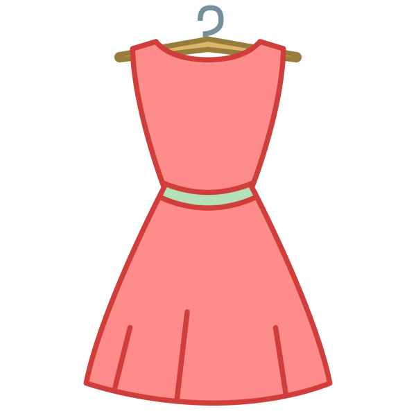 Платье нарисовать для детей