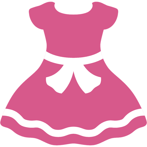 Красное платье в иллюстрации