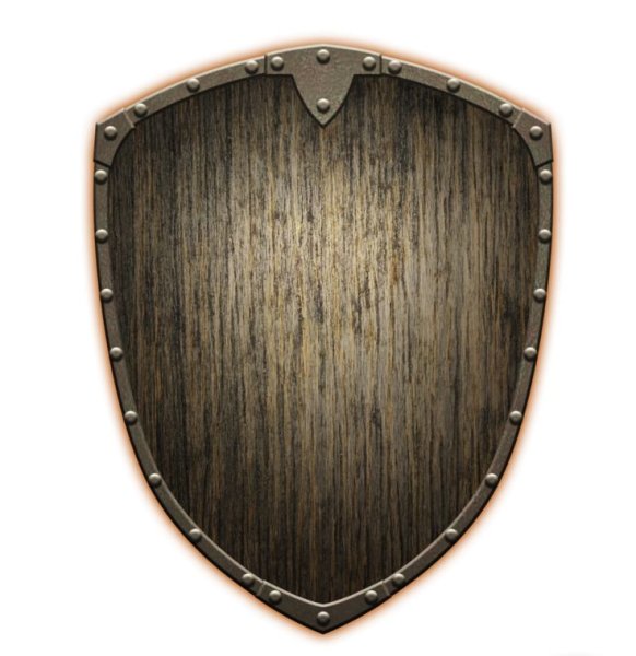 Щит без фона