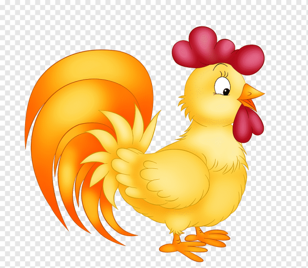 Петушок мультяшный