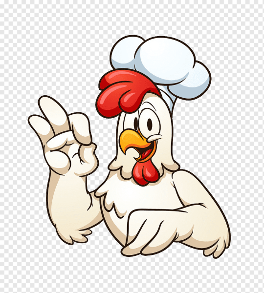 Наклейка курица