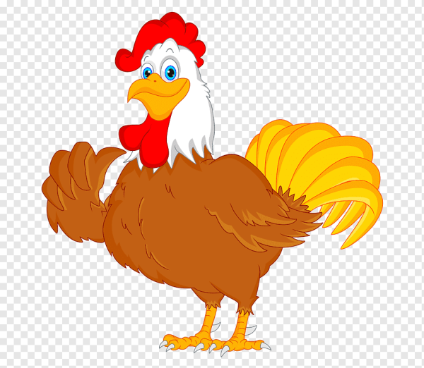 Курица из мультика