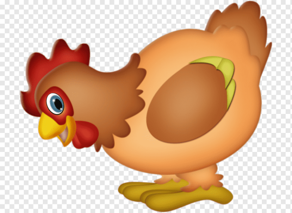 Курица мультяшная
