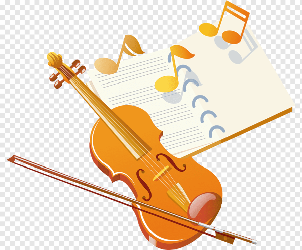 Детские музыкальные инструменты на прозрачном фоне