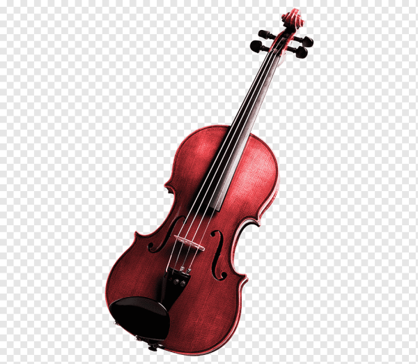Скрипка на прозрачном фоне