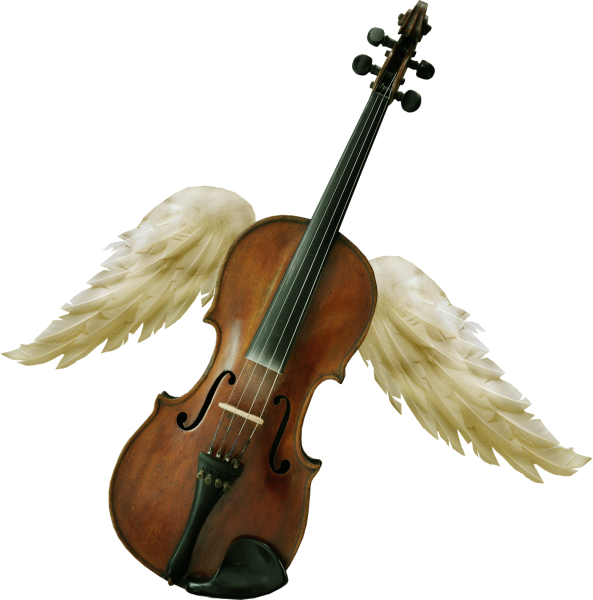 Скрипка без фона