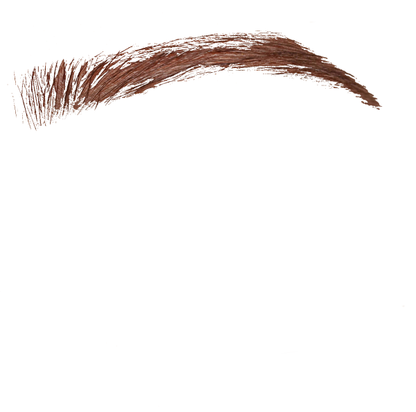 Брови на белом фоне