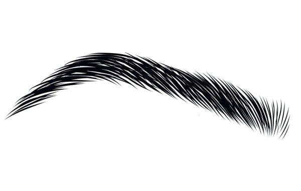 Брови на прозрачном фоне