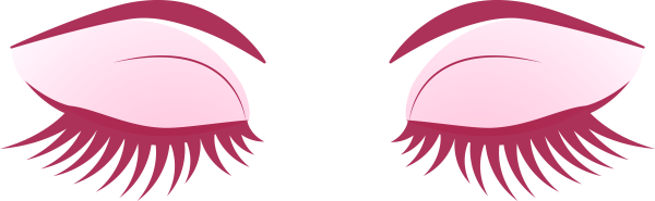 Ресницы и брови на прозрачном фоне