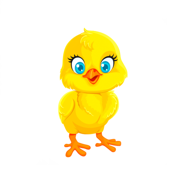 Цыпленок мультяшка